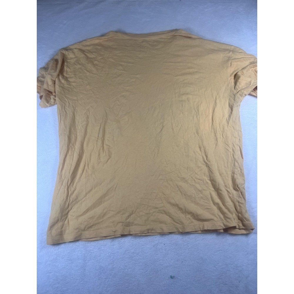 Rolling Stones Shirt Mens L/XL Yellow American Eagle Band Graphic Tongue Tee - Picture 4 of 7